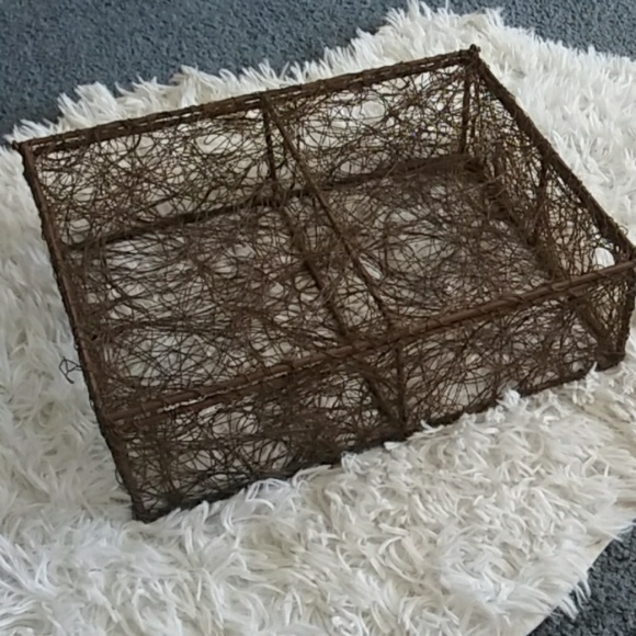 Anthro Wire Decorative Srorage Box - Picture 1 of 4